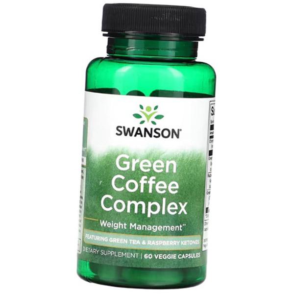 

Экстракт Зеленого Кофе Комплекс, Green Coffee Complex, Swanson 60вегкапс (02280018) 60vcaps