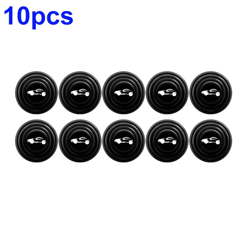 20/10pcs Universal Car Door Anti-collision Silicone Pad Black Anti-vibration Noise Reduction Buffer Cushions Auto Accessories