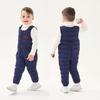 Pantaloni Invernali di Cotone per Bambini Salopette Calde Pantaloni Invernali Spessi Imbottiti in Piumino Salopette per Bambine Tuta Pantaloni