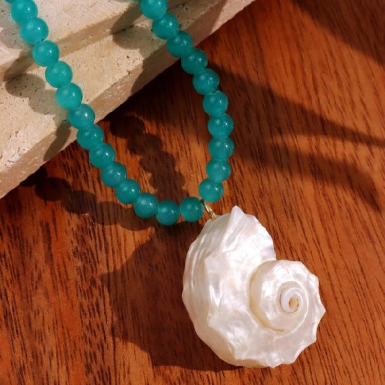Authentic Conch Shell Jewelry for Outfits Artistics Beach Necklace Portable Casual Accessory