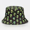 New leopard print fishing hat, casual sun protection cap, unique sun protection bucket hat, fashionable and versatile hat