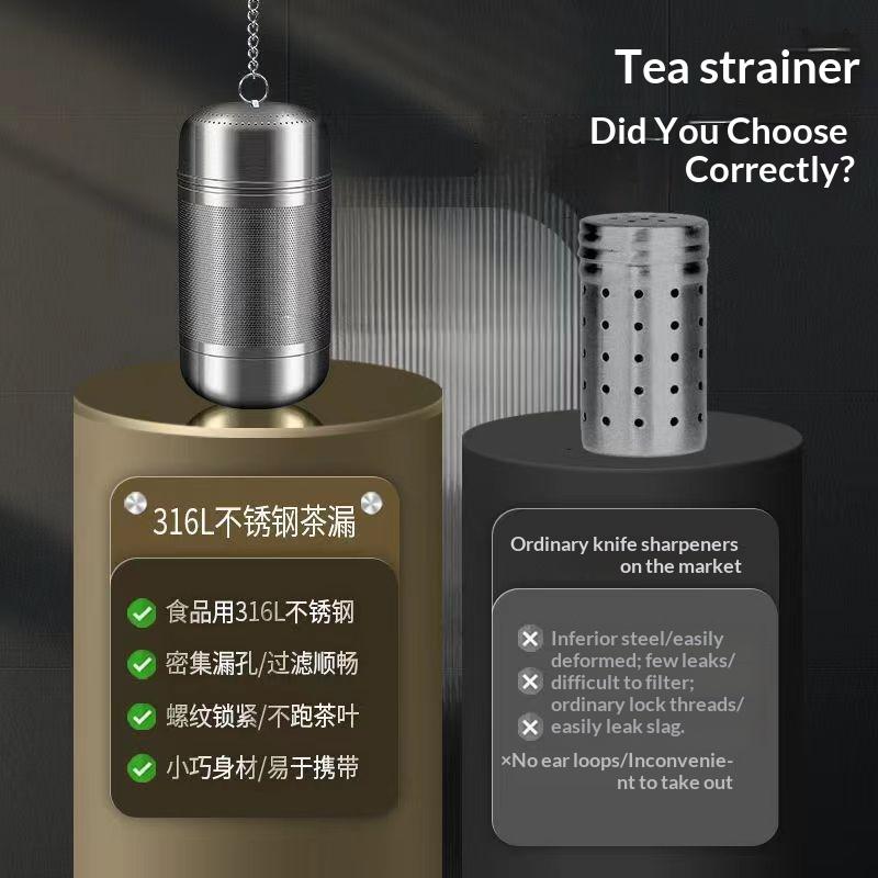 Stainless Steel Tea Infuser Strainer Fine Mesh Spice Seasoning Ball Strainer Teapot Coffee Filter For Tea Leaves Teaware