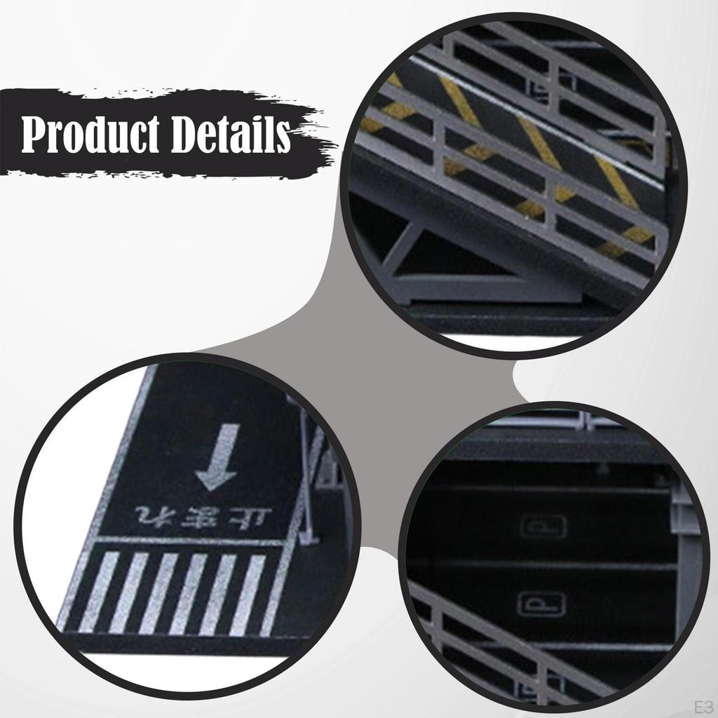 1/64 Diecast Car Display Case Collectible Stand Repair Shop Scene Model Protection DIY Garage