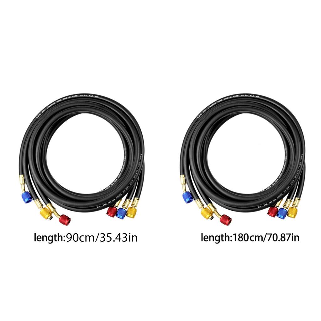 Air Conditioning Refrigeration Charging Hose Set Air Conditioning Repair Part Air Conditioning Refrigerant Filling Hoses