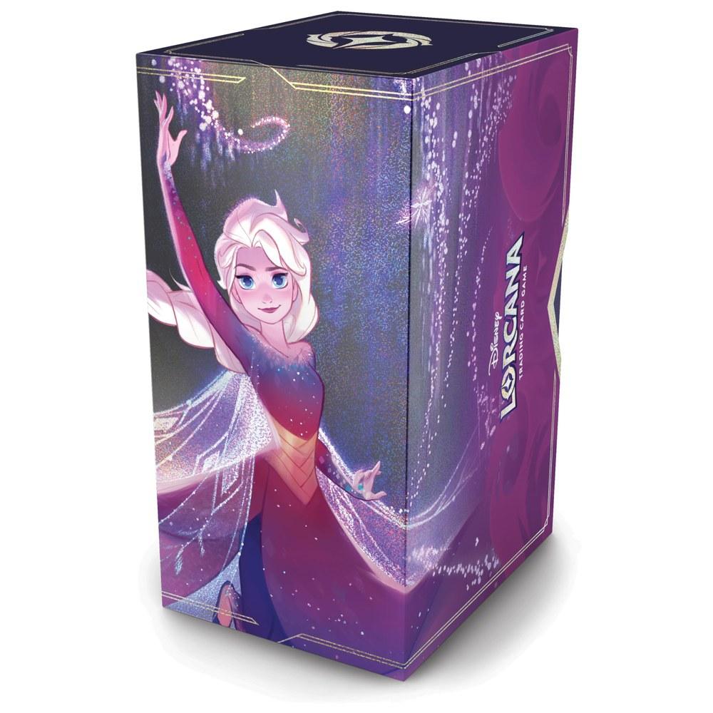 Ravensburger Disney Frozen TCG Elsa Gift Box 5 Booster Packs Fifth Spirit Promo Card Storage Box 252 Cards Trading Card Game Disney Collectibles Ages