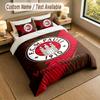 Bettwäsche-Set 1 Bettbezug 2 Kissenbezüge FC St. Pauli Print Weiche Bettwäsche Schlafzimmer Dekor