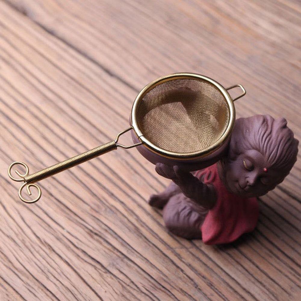 Cone Shaped Tea Strainer Stainless Steel Wire Skimmer Spoon Hand Small Mini Sieve  Fruits