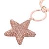 Little Fresh Couple Keychain Five-Pointed Star Bag Pendant Creative Car Keyring  Kids