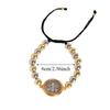 Adjustable Beaded Bracelet St. Benedict Wristband Prayer Beads Braided Rosary Bracelet  Men Women