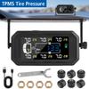 Intelligent Tyre Pressure Alarm Temperature Warning Fuel Save Truck Car Tyre Pressure Monitor Tire Pressure Monitoring System H13 6 External Sensors