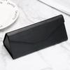 Foldable Eyeglass Case Triangle Glasses Box Waterproof Portable Black Folding Sun Glasses Box Eyeglasses Case