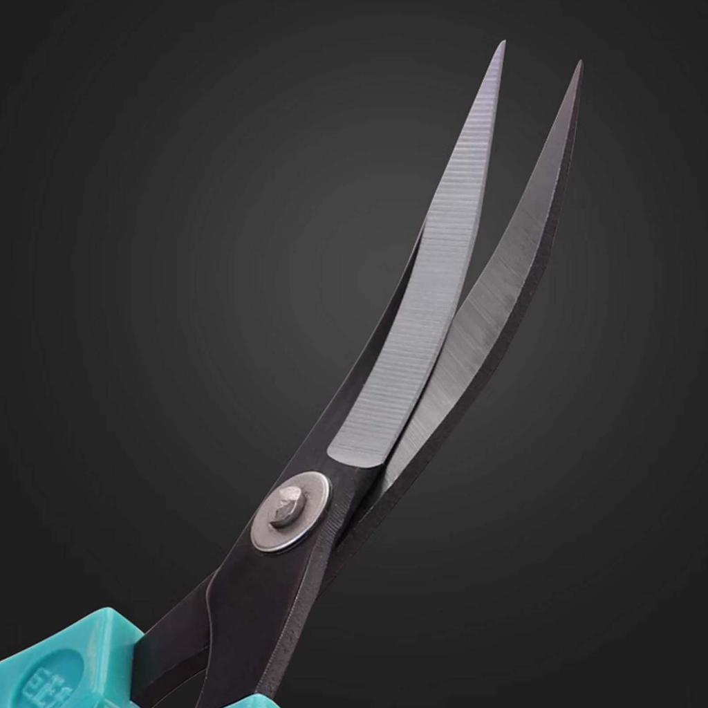 Industrial Trimming Scissors, Stainless Steel Rubber Elbow Scissors, , Cloth Leather Bags Cutting Shears