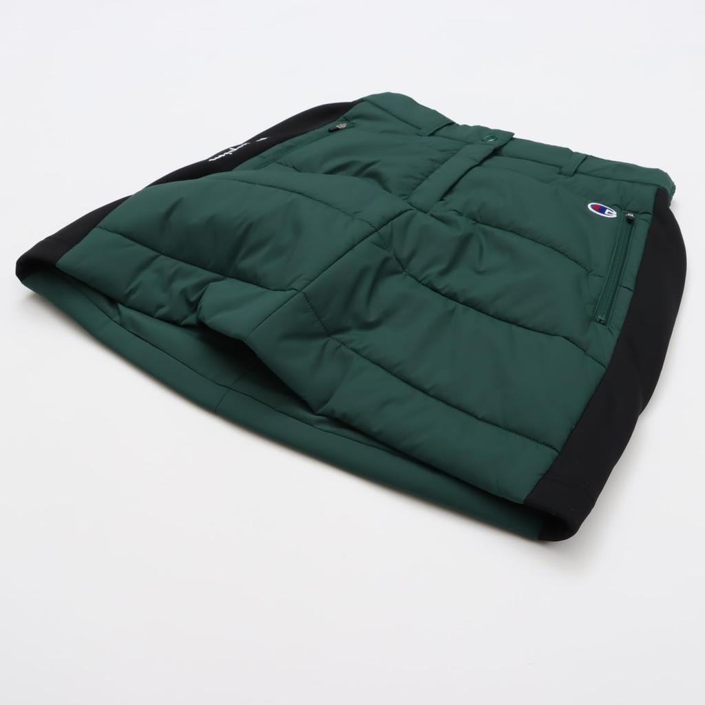 Champion Golf Deep with Embroidered Logo Women's Skirt, CW-AG210, Green, Stretch, Warm, Windproof, Water-Repellent,
