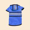 Hooded Dog Rain Jacket With Strip Reflective Dog Coats Dog Clothes Dog Raincoat  Walking The Dog
