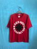 SALE!!VTG Rhcp Red Hot Chili Peppers Big Logo Spell Out Red Small #1804