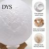 Customizable Bedside Light DIY Paint Your Own Moon Lamp, LED Night Kit with 8 Safe Pvc Lamp Colors And Brushes, Kids Craft Project, Warm Glow Bedroom