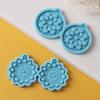Necklace Crafts Silicone Epoxy Resin Mold Earrings Mold Keychain Pendant Ear Studs