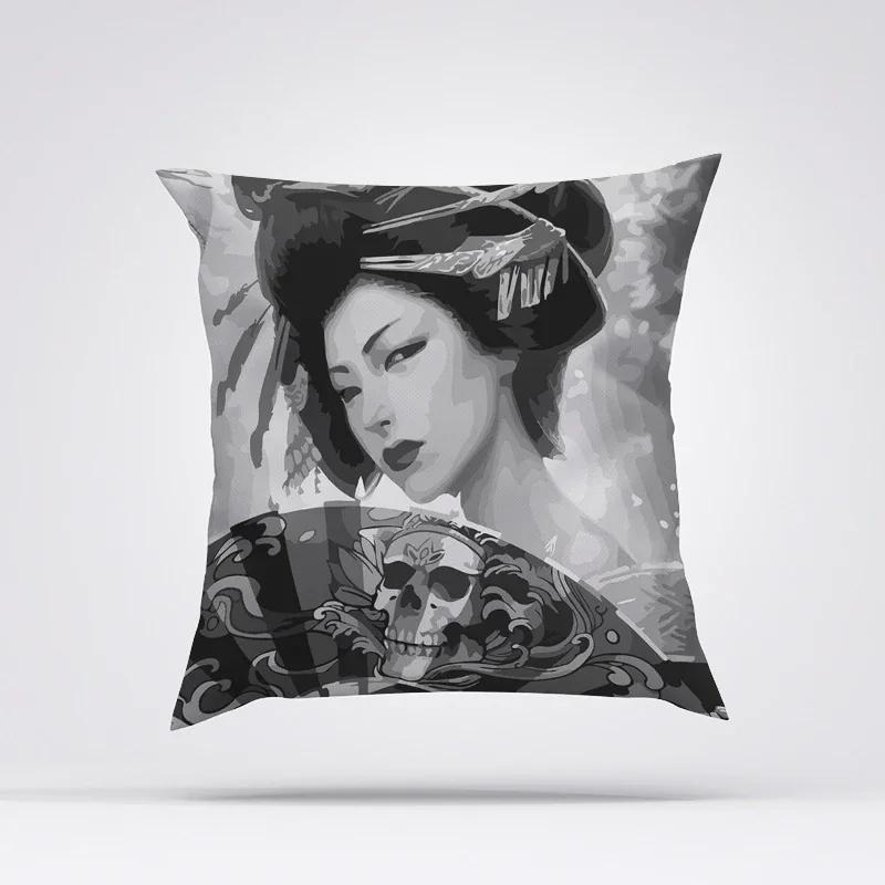Memoirs Of A Geisha Sleeping Pillows Cushion Cover 45X45 Cushions Covers Decorative Pillowcase Decor 40X40 Car Decoration Pillow
