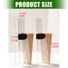 2Pcs Wall Mounted Propagation Tubes with Wooden Stand and PU Leather Strap for Hydroponic Plant Space Saving Vertical Garden Decors Display