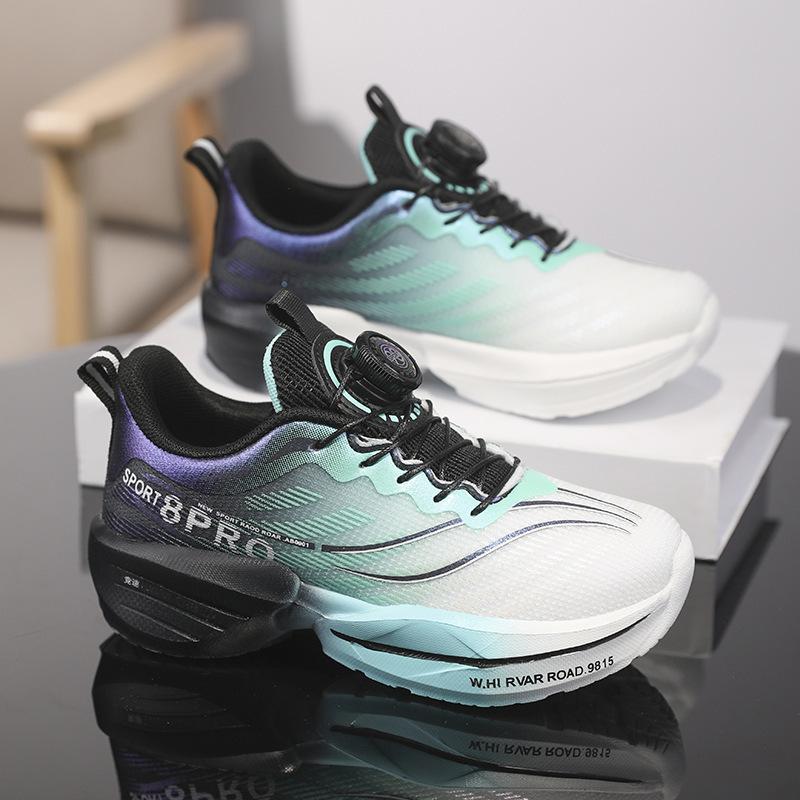 Sports comfortable footwear lightweight sports shoes gradual change color free basketball shoes casual classmates boys students girls ball