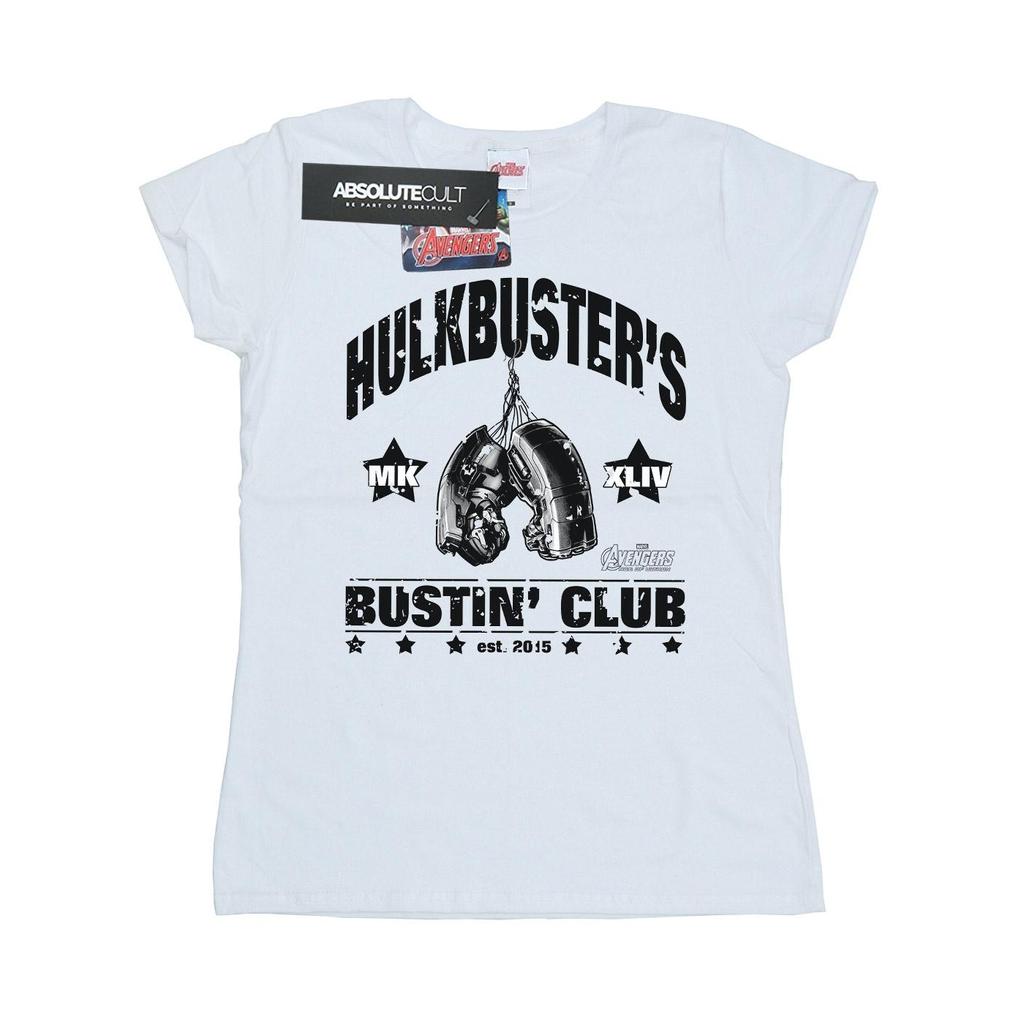 Marvel Womens/Ladies Iron Man Hulkbuster´s Bustin´ Club Cotton T-Shirt
