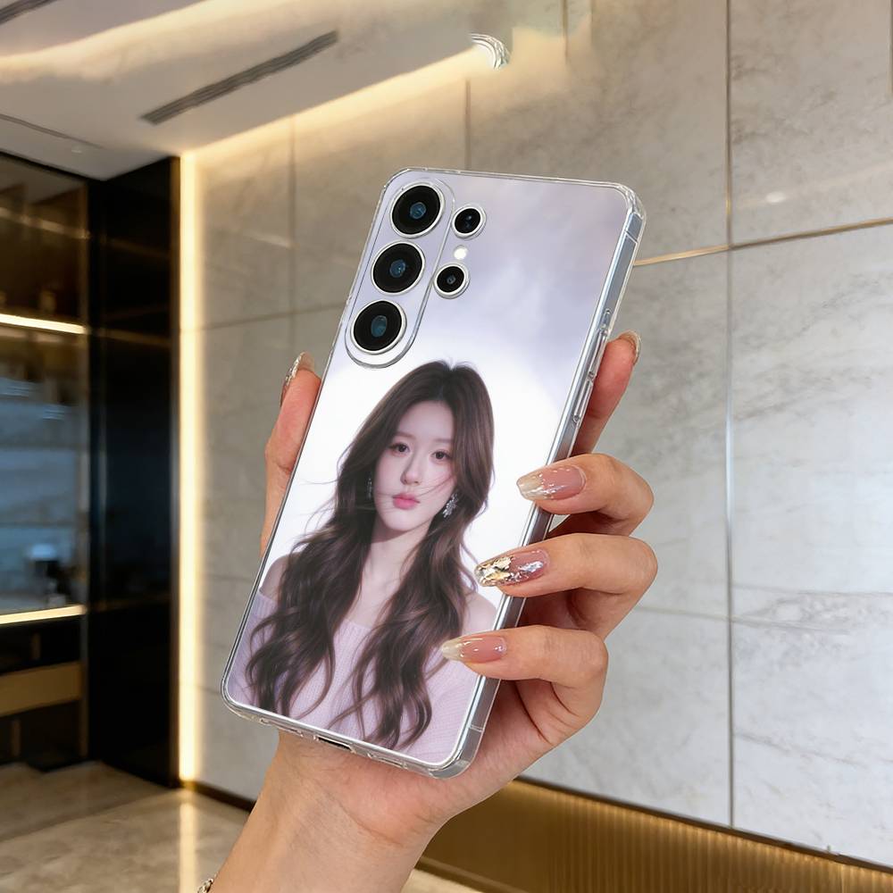 Chinese actress-Zhao Lusi Phone Case For Samsung S25,S24,S21,S22,S23,S30,Ultra,S20,Plus,Fe,Lite Transparent Cover