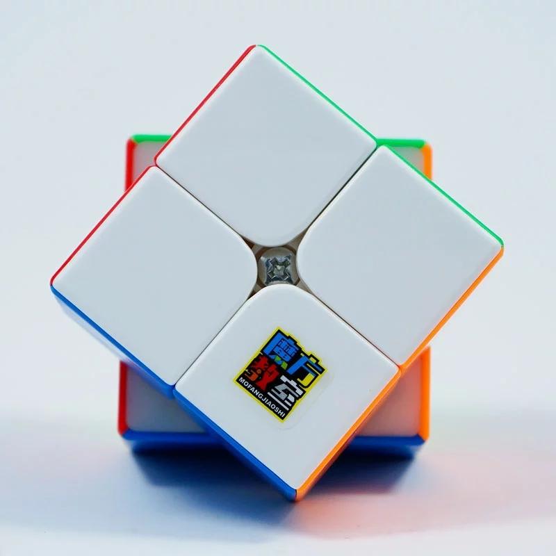 Moyu RS2M Magnetic 2x2x2 Magic Cube Stickerless Puzzle Toy for Kids Adults