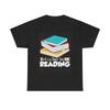 Id Rather Be Reading Graphic T Shirt Funny Book Worm Unisex Heavy Cotton Tee Unisex T-Shirt