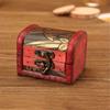 Scatola di Legno Stile Vintage Floreale Artigianato Tocco di Vecchio Ricordo Contenitore per Gioielli Scatola del Tesoro in Legno per Collezione