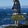 Large Capacity Waterproof PVC Fish Bag Outdoor Portable Thickened Non-Slip Fish Carrying Bag with Protective Pad and Multiple Handles for Fishing