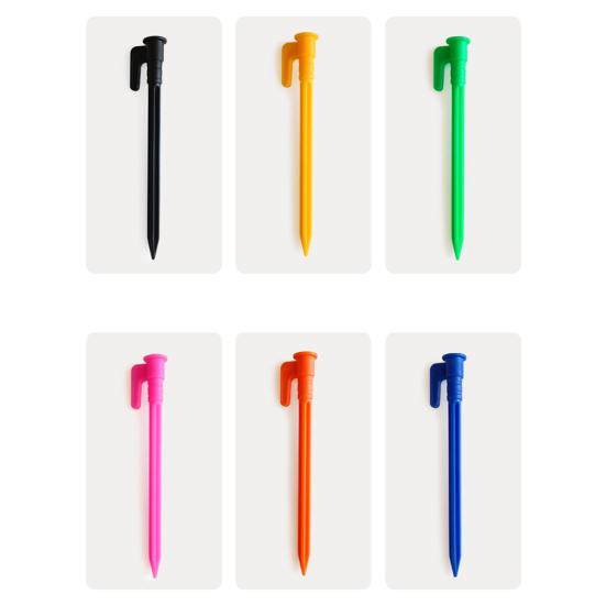 Yousheng 10Pcs Camping Tent Stake Heavy Duty Multi-functional Outdoor Garden Yard Patio Lawn Tarp Canopy Windproof Ground Spike Tent Peg