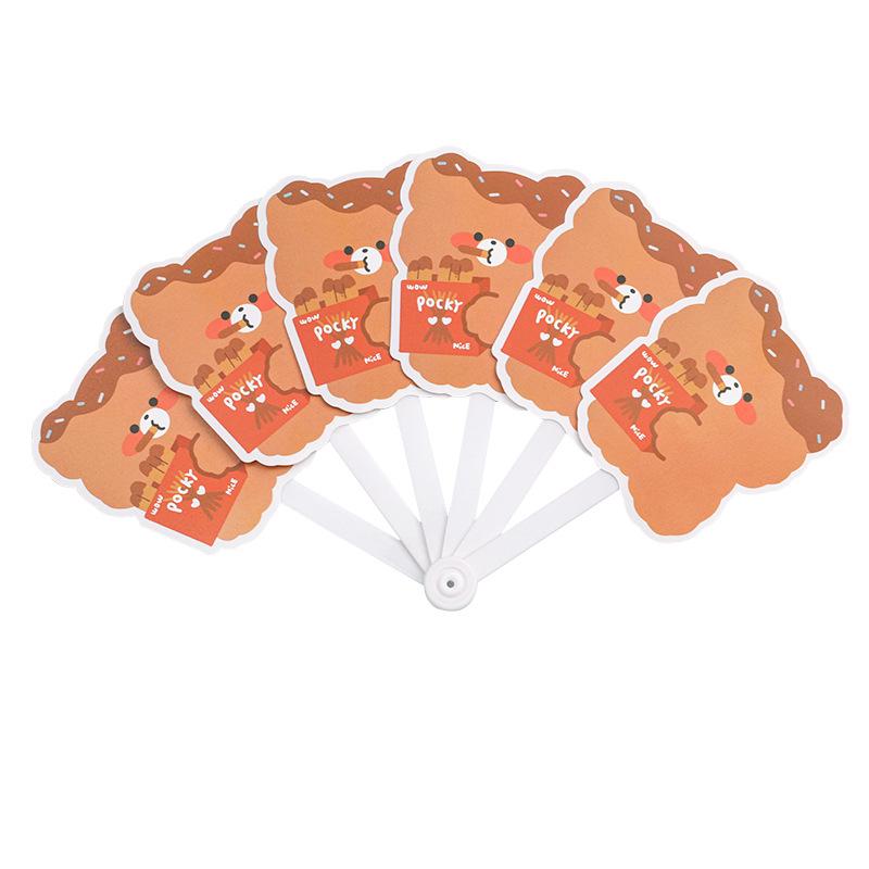 Adorable Alien Hand-Crank Cartoon Fan - Portable Foldable Fan for Kids