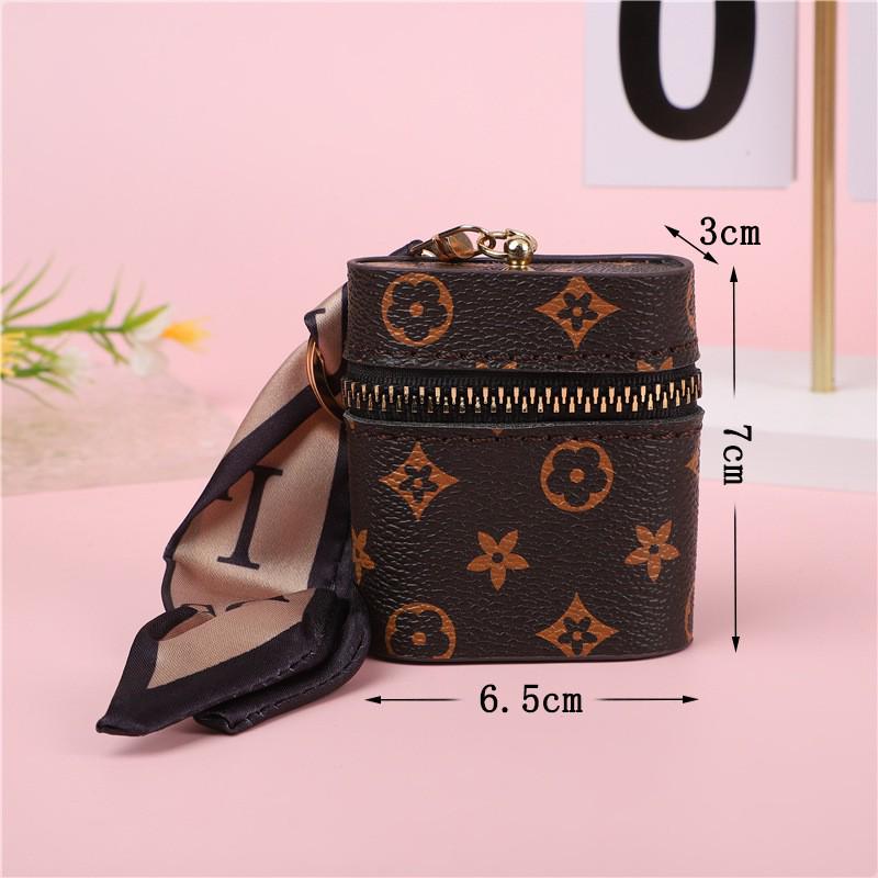 Portable Fashion Key Holder & Mini Storage Pouch for Earphones, Coins, & Lipstick