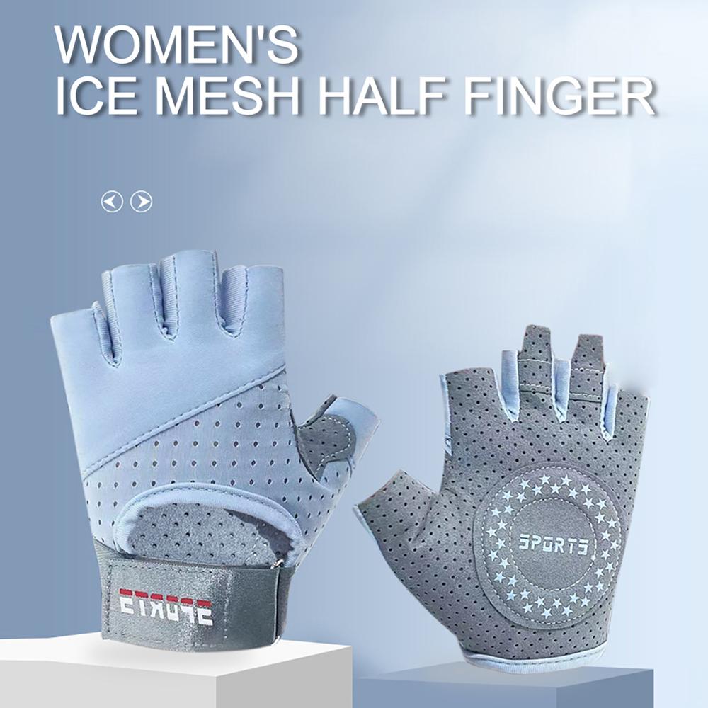 1 Pair Workout Gloves for Men and Women, Exercise Gloves for Weight Lifting, Cycling, Gym, Training, Breathable and Snug Fit