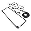 5 PCS Car Weatherstrip Seals Kit Left Right Door Roof Trunk Weatherstrip Gasket Seal RR7002 Replacement for Firebird