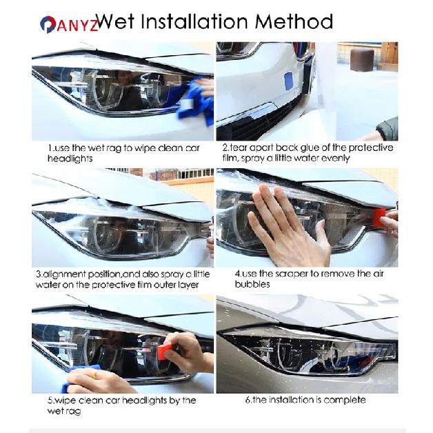 For BMW G60 G61 Series 5 i5 2024 Accessories Exterior Headlight Anti-scratch TPU PPF Protective film Anti-scratch Repair film