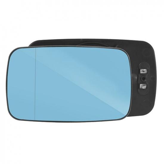 PAIR Side Mirror Glass Heated Blue For BMW E46 4DOOR 1998-2006 323Ci 325Ci 328Ci