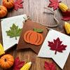 1PC Felt Autumn Banners Maple Leaf Pumpkin Acorn Flags DIY Thanksgiving Rustic Farmhouse Hanging Banners Party Home Decor Gift