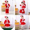 Soft Kids' Santa Claus Cosplay Costume For Xmas Party Fancy Dress Outfit