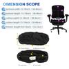 Office Chair Cover Washable Stretchable Slipcover Office Chair Seat Cover for Seat Back Armrest Work Home Study Game