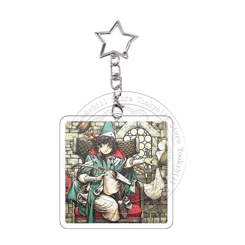 Heksenhoed Atelier Cartoon Acryl Sleutelhanger Kawaii Student Gagaga Qifrey Prachtige Sleutelhanger Karakters Hanger Verjaardagscadeau