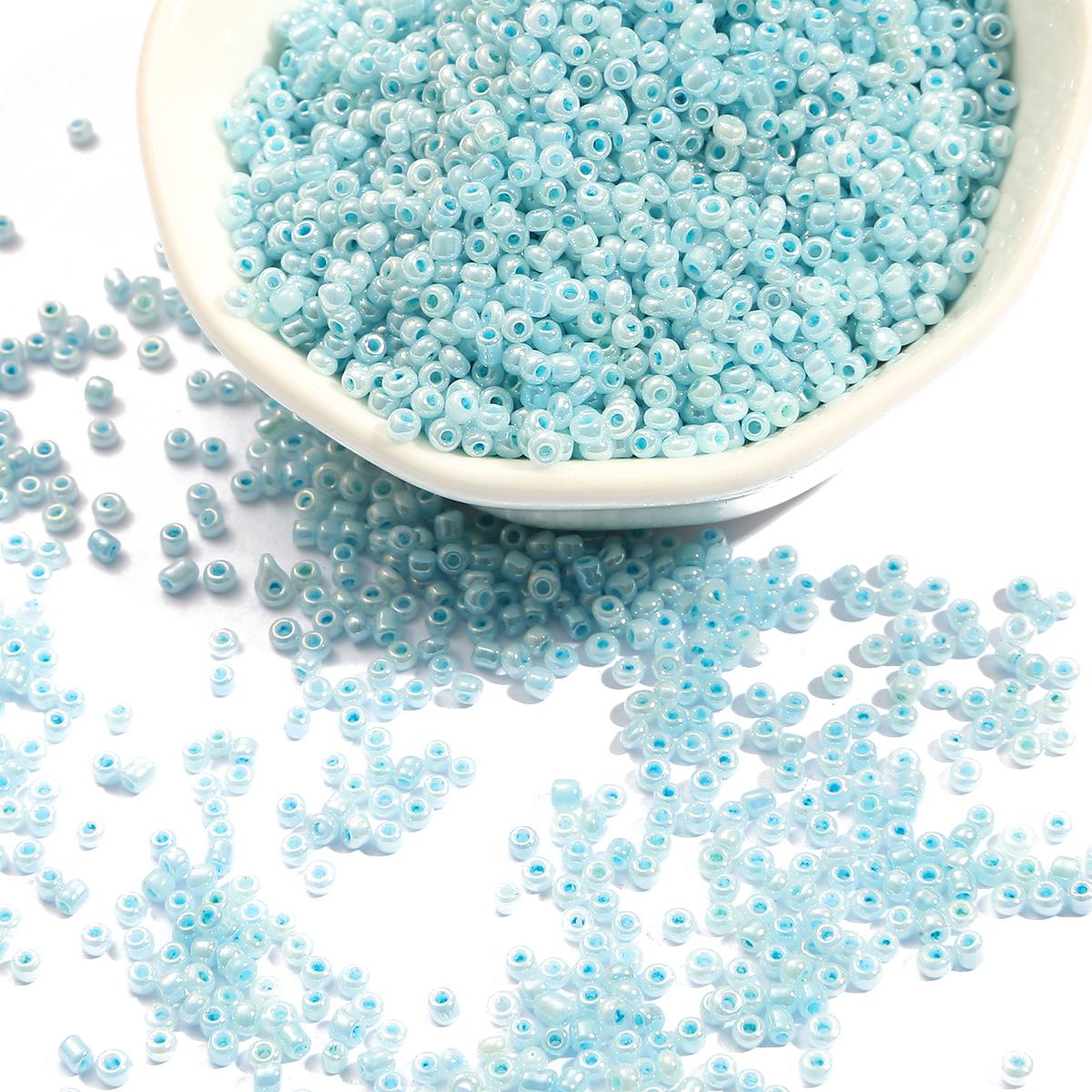 

500/1000 шт. стеклянные бусины кремового цвета, подвески для изготовления ювелирных изделий, аксессуары, браслет «сделай сам», ожерелье 2mm 1000pcs