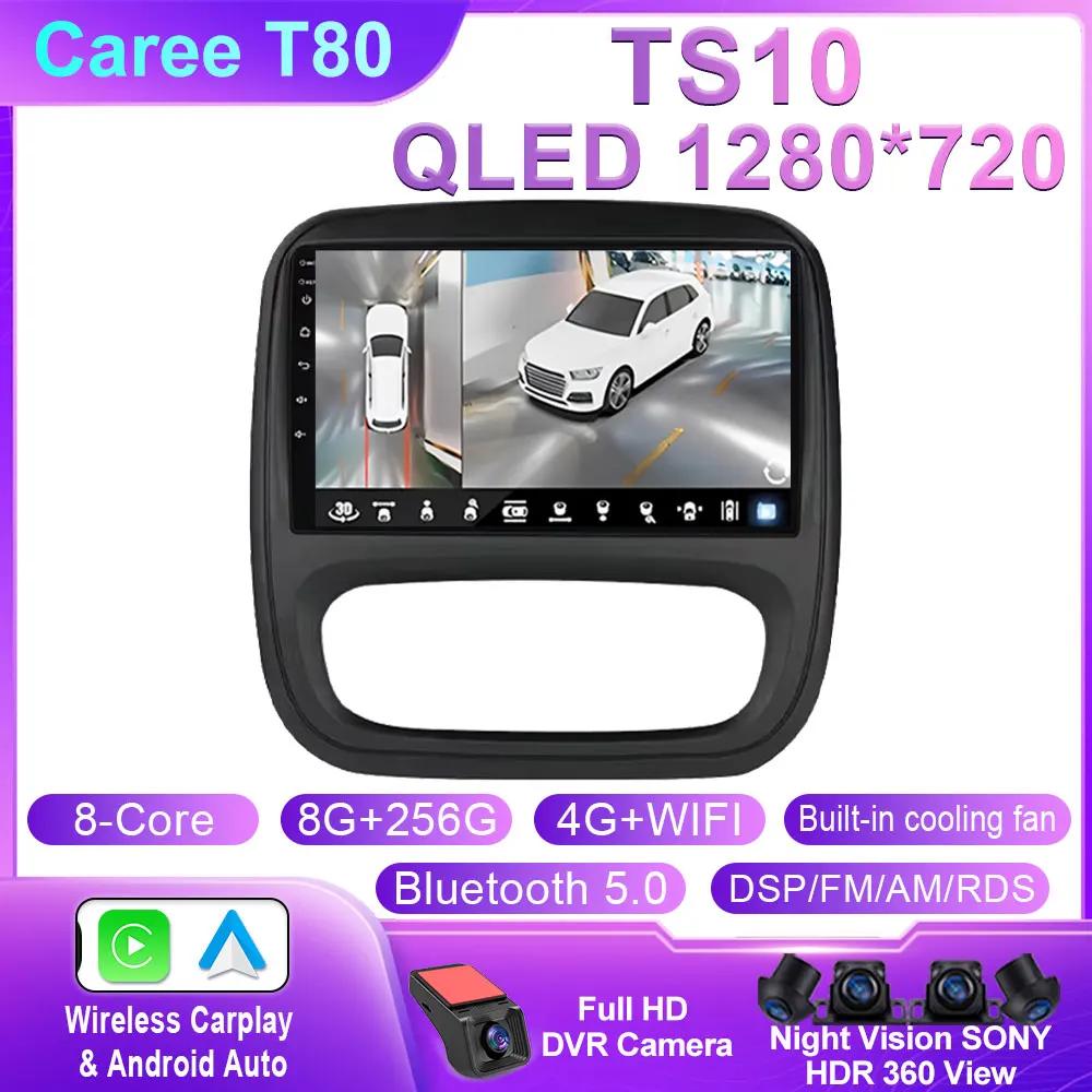 Android 14 For Renault Trafic 3 2014 - 2021 For Opel Vivaro B 2014 - 2018 Auto Radio Multimedia Car Player GPS Video Cam Dash BT