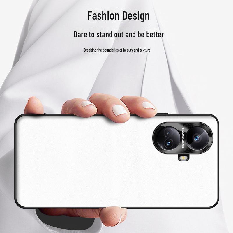 Realme 10 Pro+ Liquid Leather Anti-Fall Protective Cover - Anti-Fouling, One-by-One Shipping