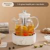 Multifunkční skleněná konvice na čaj: Kompaktní design pro domácnost nebo kancelář
