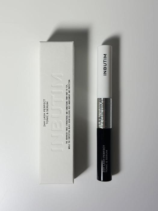 INBUTIM [2 in 1 Eyelash Strengthening Nutrition] 24H Lash Perfect Tonic & Serum
