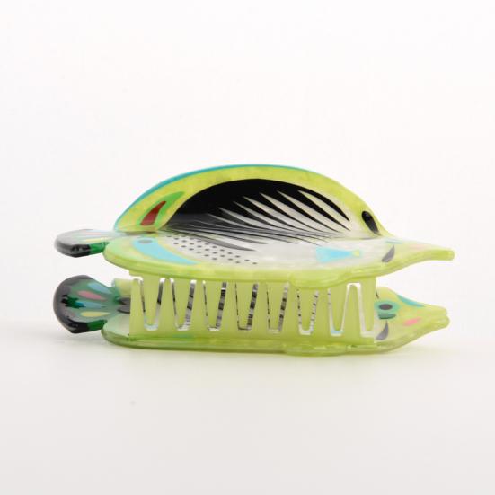 Women Hair Claw Ocean Series Dolphins Whales Shape Acetic Acid Hair Clip Large Size Back Head Hair Claw