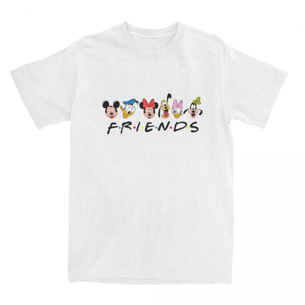 Streetwear T-Shirt Minnie Mickey Mouse Cotton T-Shirts Novelty Tshirt for Adult Child Summer Y2K Fun Pattern Short Sleeve Tops