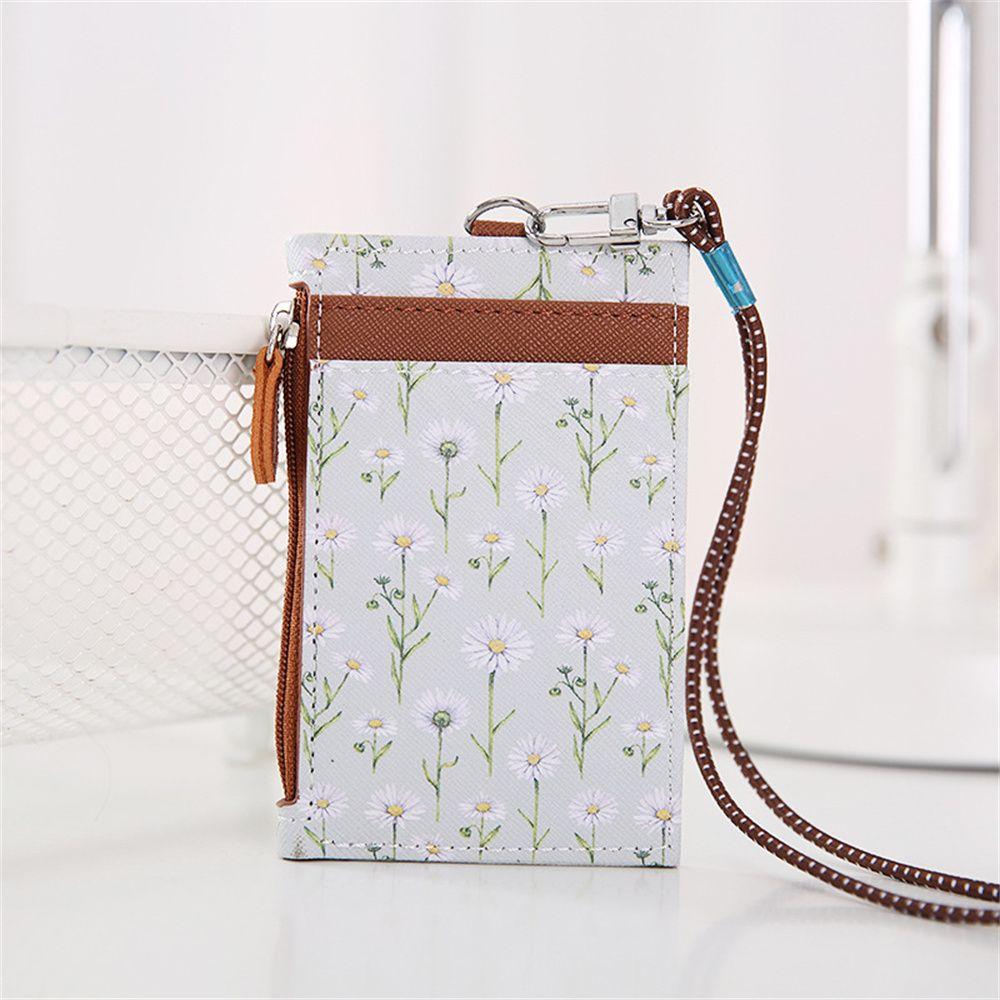 Women Meal Card Cover ID Bus Card Money Pocket Case Holders Zipper Bag Wallet Coin Purse