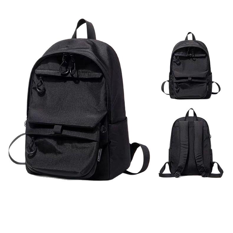 Rakuten Japan Large Capacity Laptop Backpack for Business and Travel - Black Gray